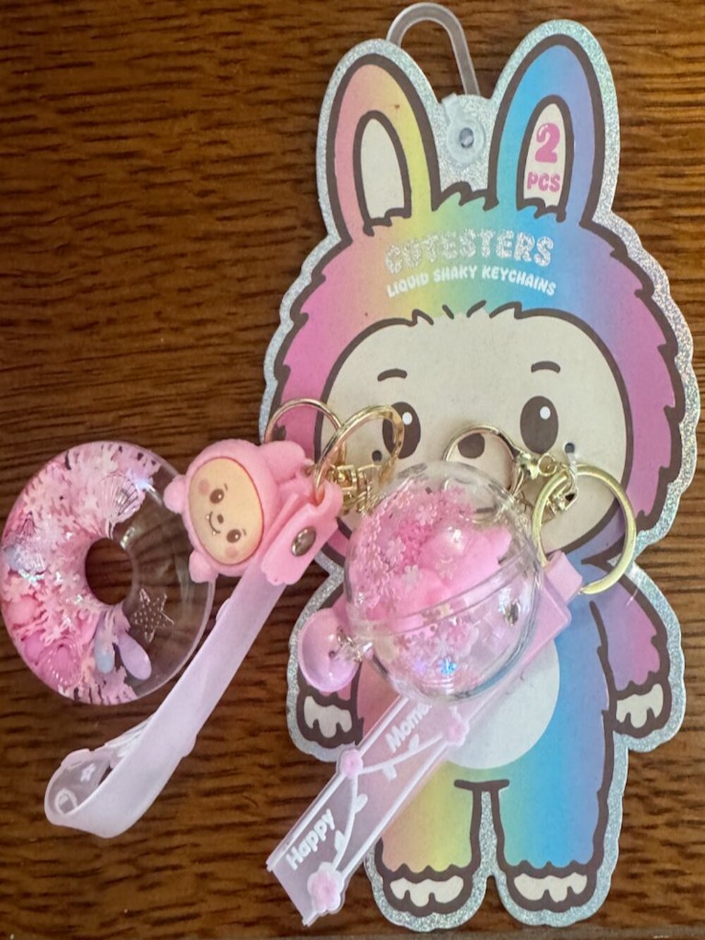 Cutesters LaBuBu Liquid Shaky Keychains